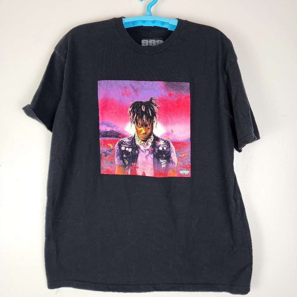 999 Men's Juice World Legends Never Die Black Graphic Tee Shirt Sz XL